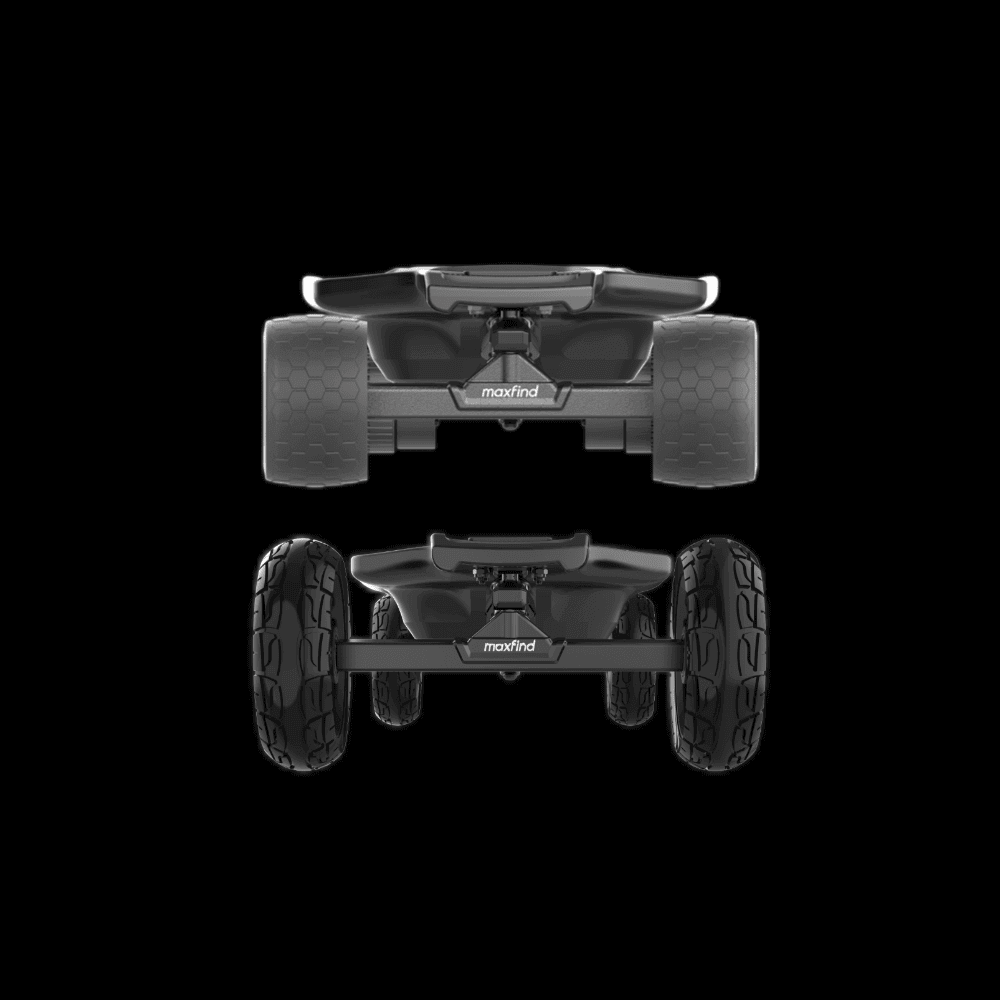 ELECTRICSKATEBOARD MAXFIND FF - BELT VERSUS MAXFIND AT