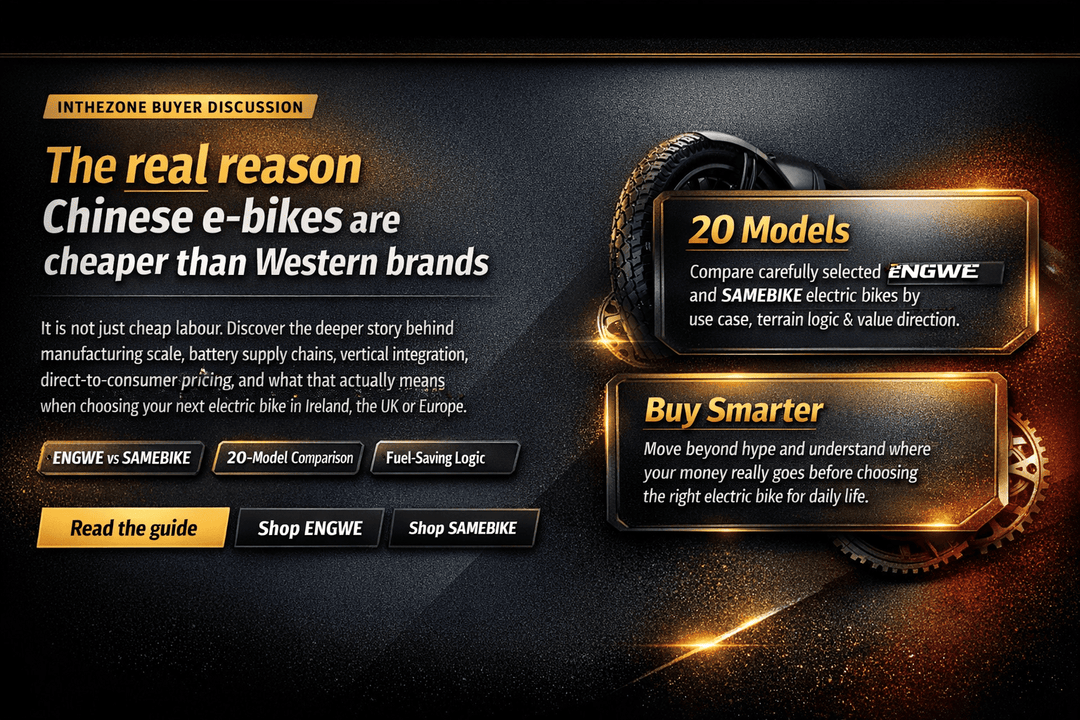 Why Chinese E-Bikes Are Cheaper Than Western Brands - Explore the advantages and comparisons of Chinese electric bikes.