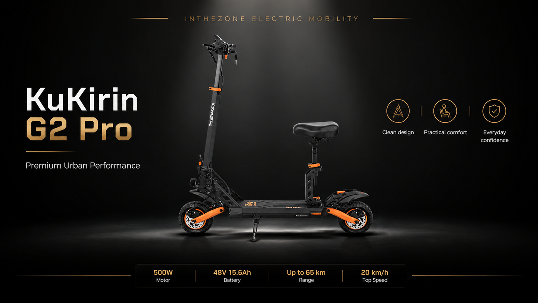 KuKirin G2 Pro electric scooter showcasing its premium urban performance and features.