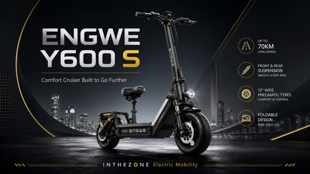 ENGWE Y600 S electric scooter showcasing advanced features and sleek design for optimal performance.