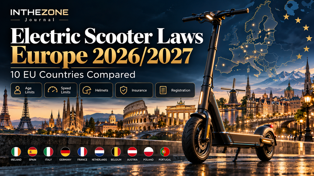 Electric Scooter Laws Europe 2026/2027 — 10 EU Countries Compared