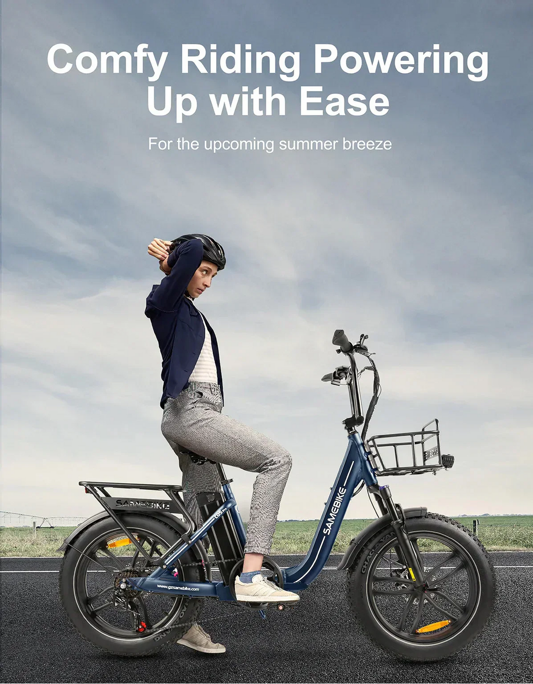 SAMEBIKE C05 PRO FOLD IT. STORE IT. RIDE IT LIKE A BEAST.