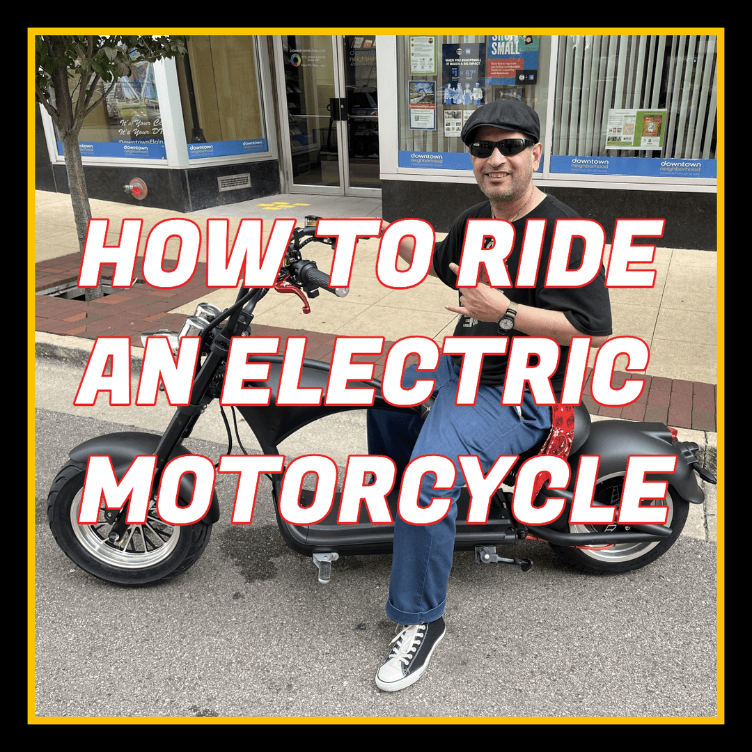 How to ride an electric motorcycle | Top Tips