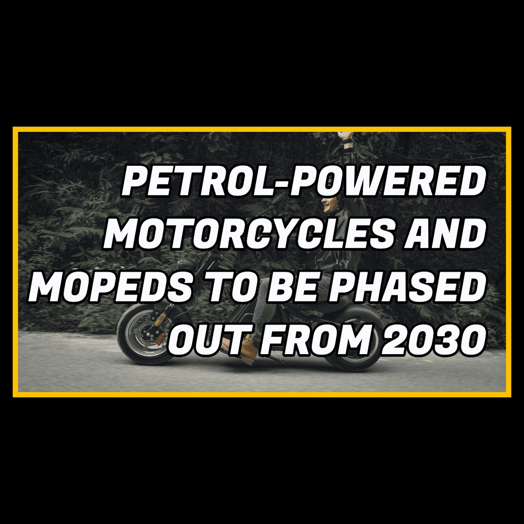 Petrol-powered motorcycles and mopeds to be phased out from 2030