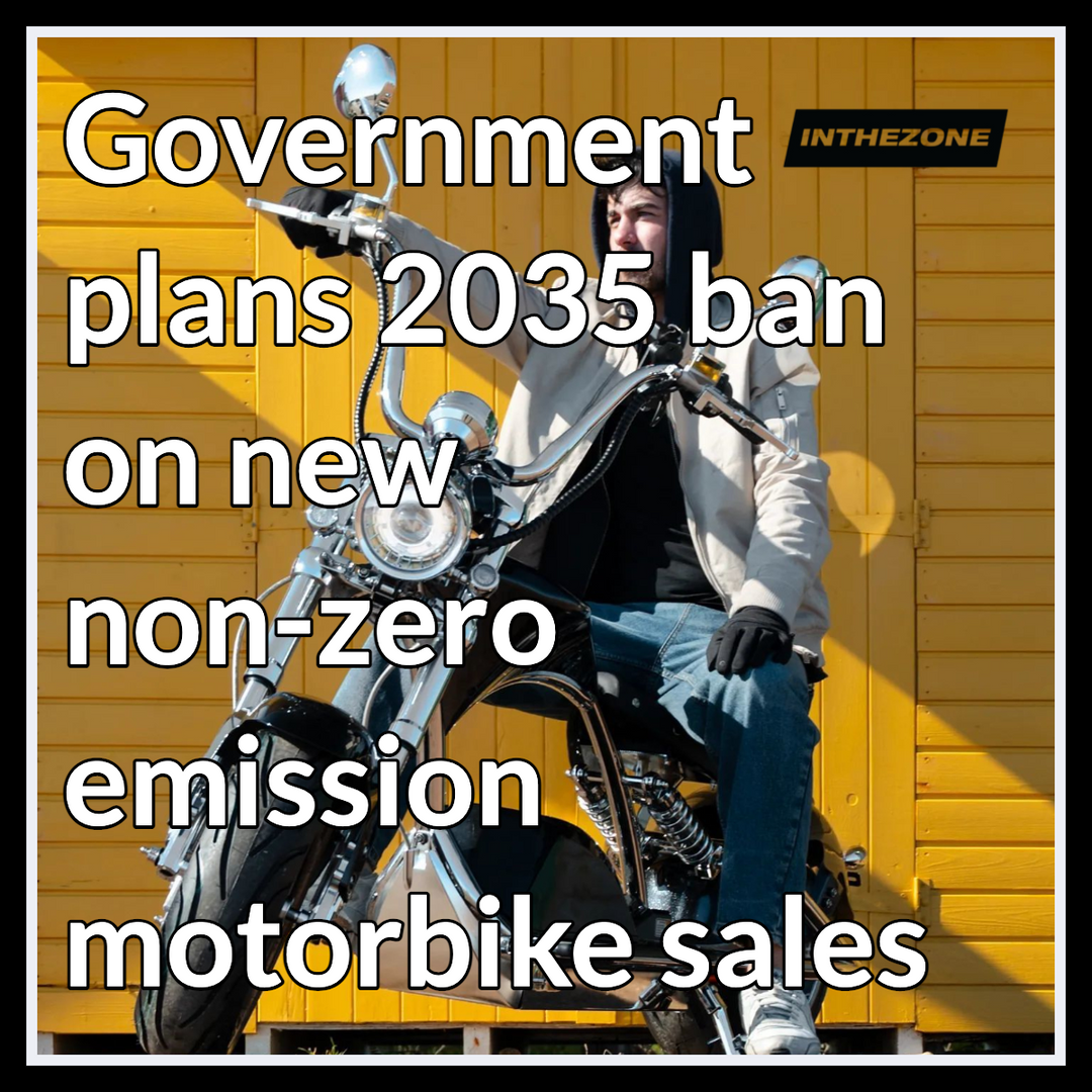 Government plans 2035 ban on new non-zero emission motorbike sales