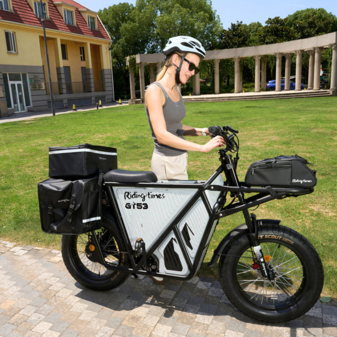 Riding Times GT53 Cargo E-Bike - INTHEZONE TESTED • CARGO PERFORMANCE • URBAN + HEAVY LOAD