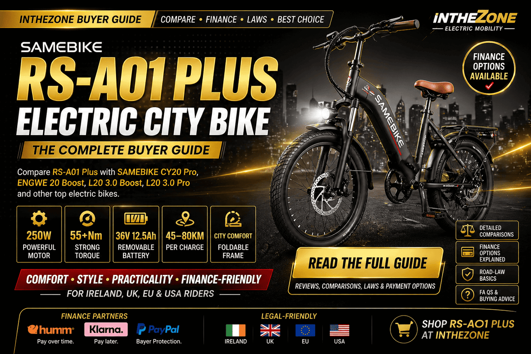 SAMEBIKE RS-A01 PLUS electric city bike with specifications and buyer guide.