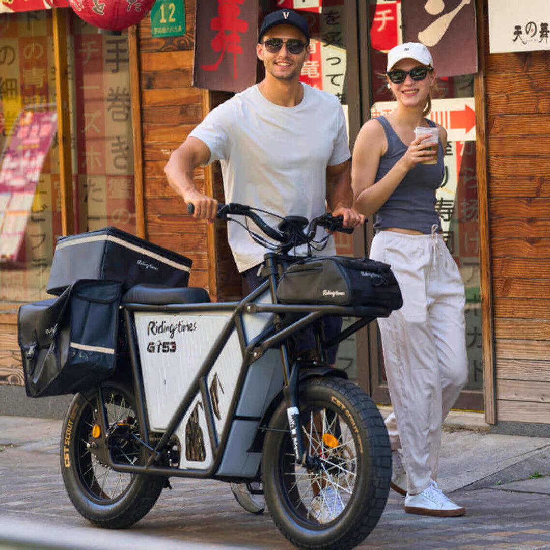 Electric Cargo Bike Riding Times GT53 Cargo E-Bike