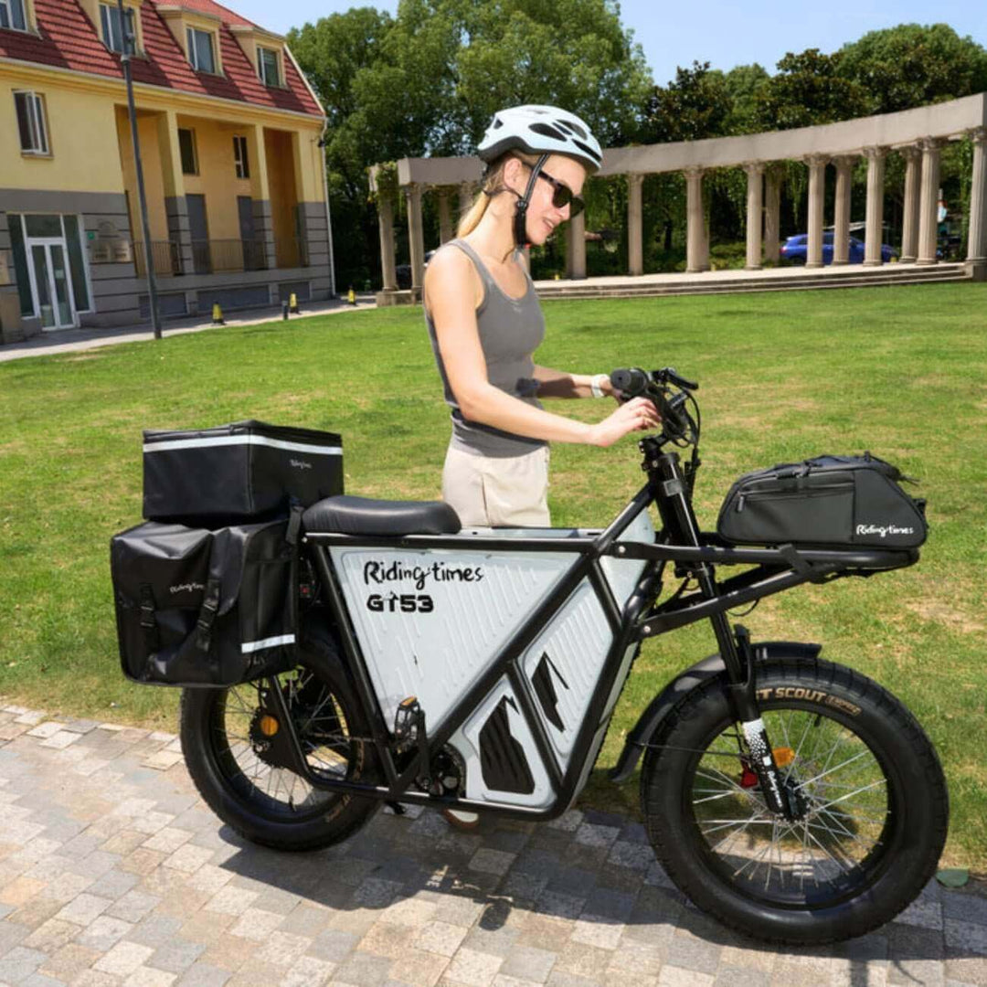 Riding Times GT53 Cargo E-Bike - INTHEZONE TESTED • CARGO PERFORMANCE • URBAN + HEAVY LOAD - InTheZone E-Mobility 