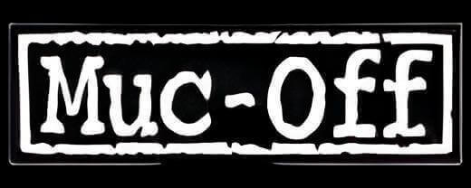 Muc-Off logo on a black background, representing bike and outdoor cleaning products.