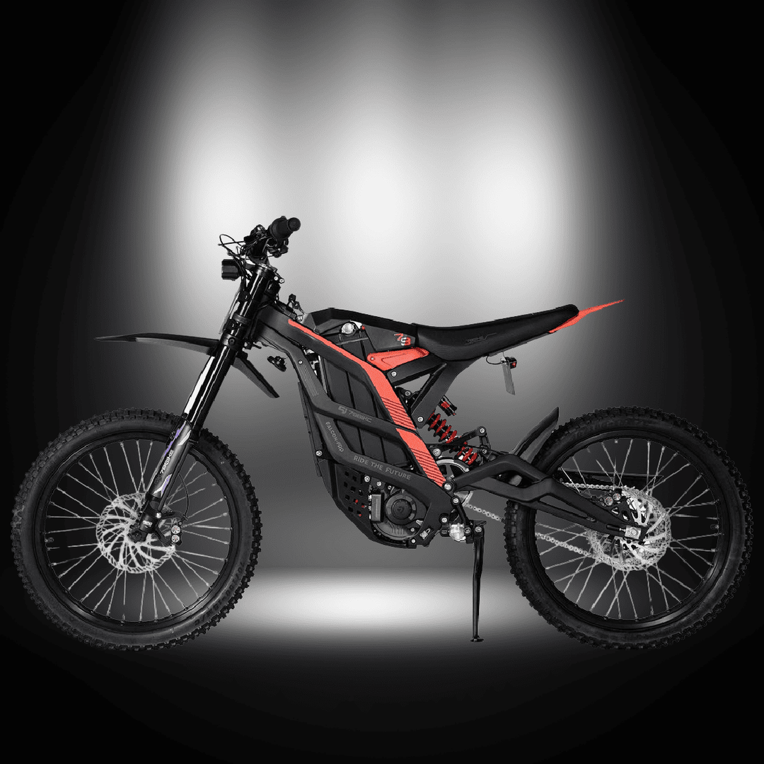 🇮🇪🇪🇺🇬🇧🇺🇸 79BIKE-FALCON PRO 10000W OFF-ROAD electric dirt bike with sleek design and powerful features.