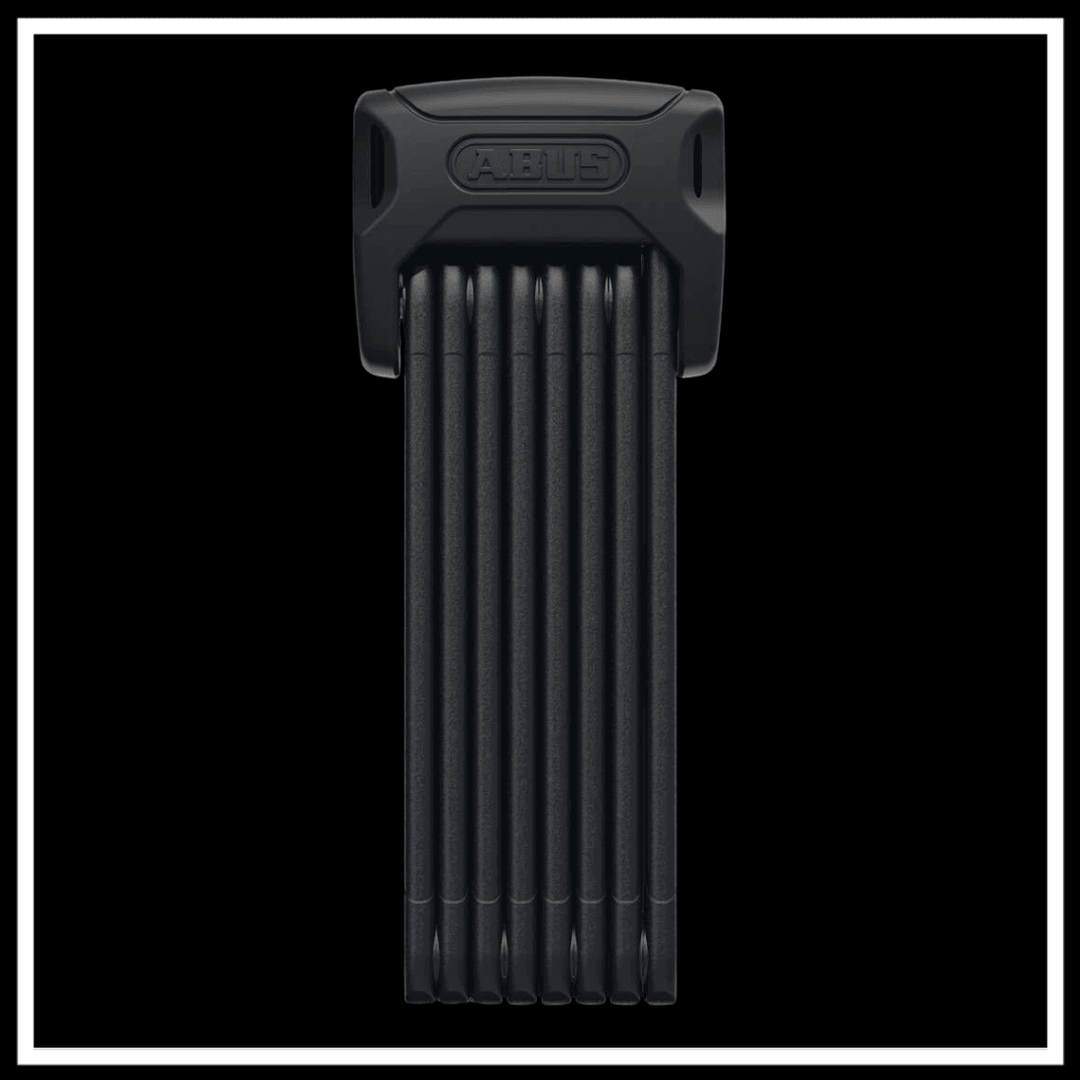 🇮🇪🇪🇺 ABUS BORDO BIG 6000K/90/120 folding lock with 5mm thick steel rods and protective coating.