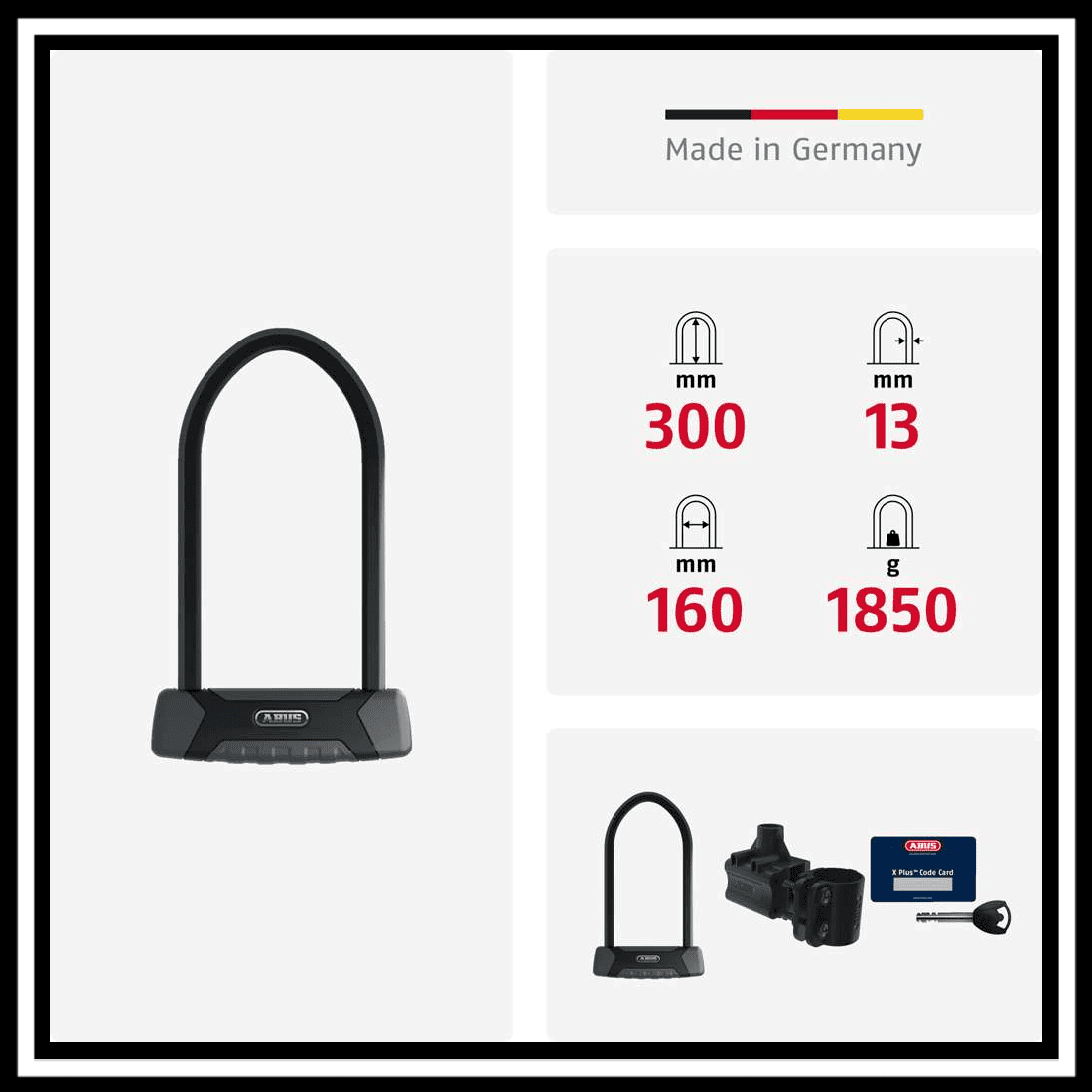 abus fahrradschloss granit x plus ABUS GRANIT X-PLUS SAFER LOCKER ELECTRIC BIKE LOCK
