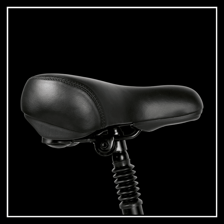 SAMEBIKE 20LVXD30-II adjustable bike seat with cushioning for urban commuting comfort.