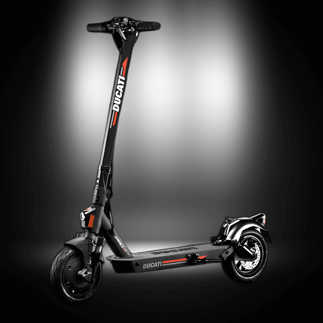🇮🇪 DUCATI PRO II EVO electric scooter with sleek design and robust features.