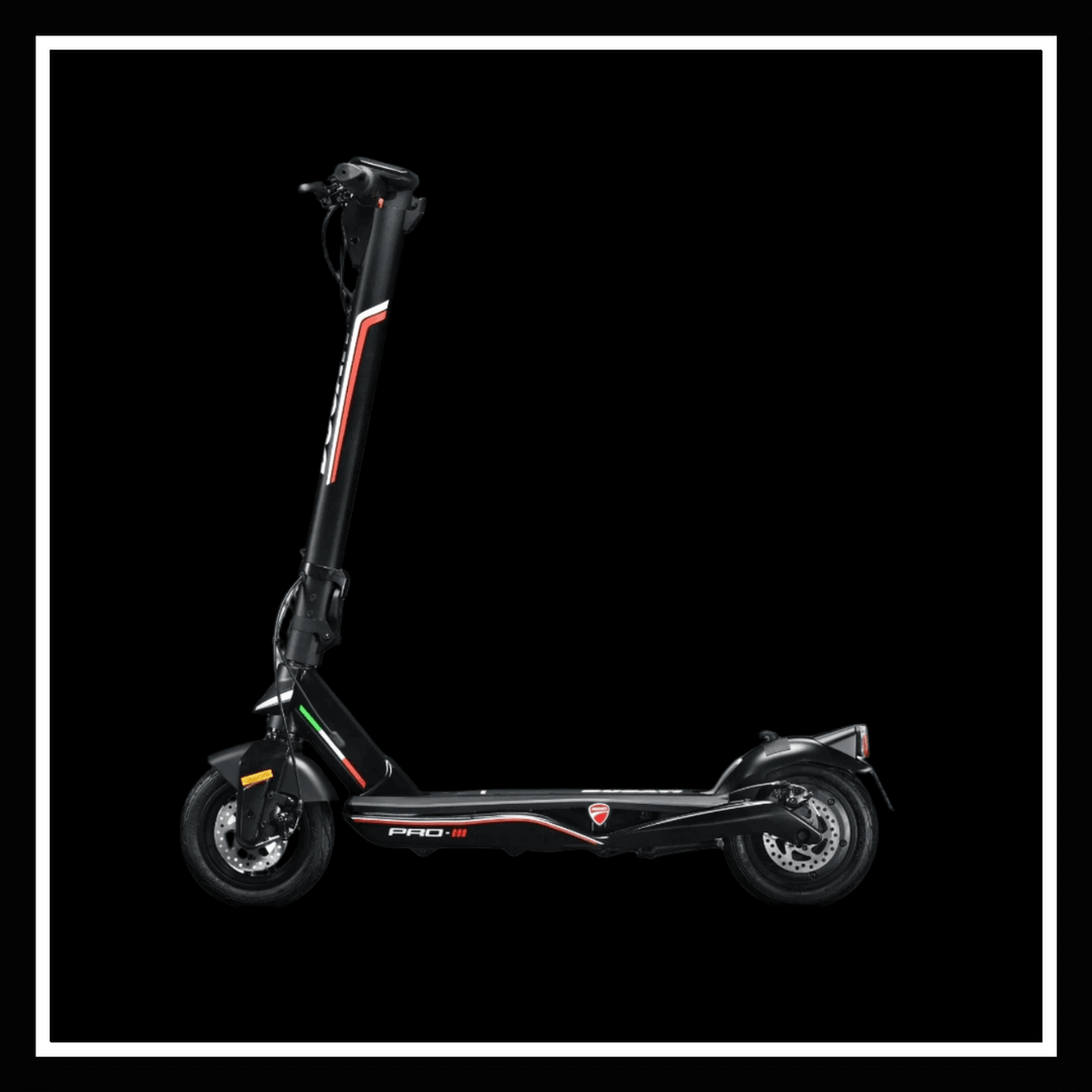 🇮🇪 DUCATI PRO III electric scooter with a powerful motor and sleek design, ideal for urban commuting.