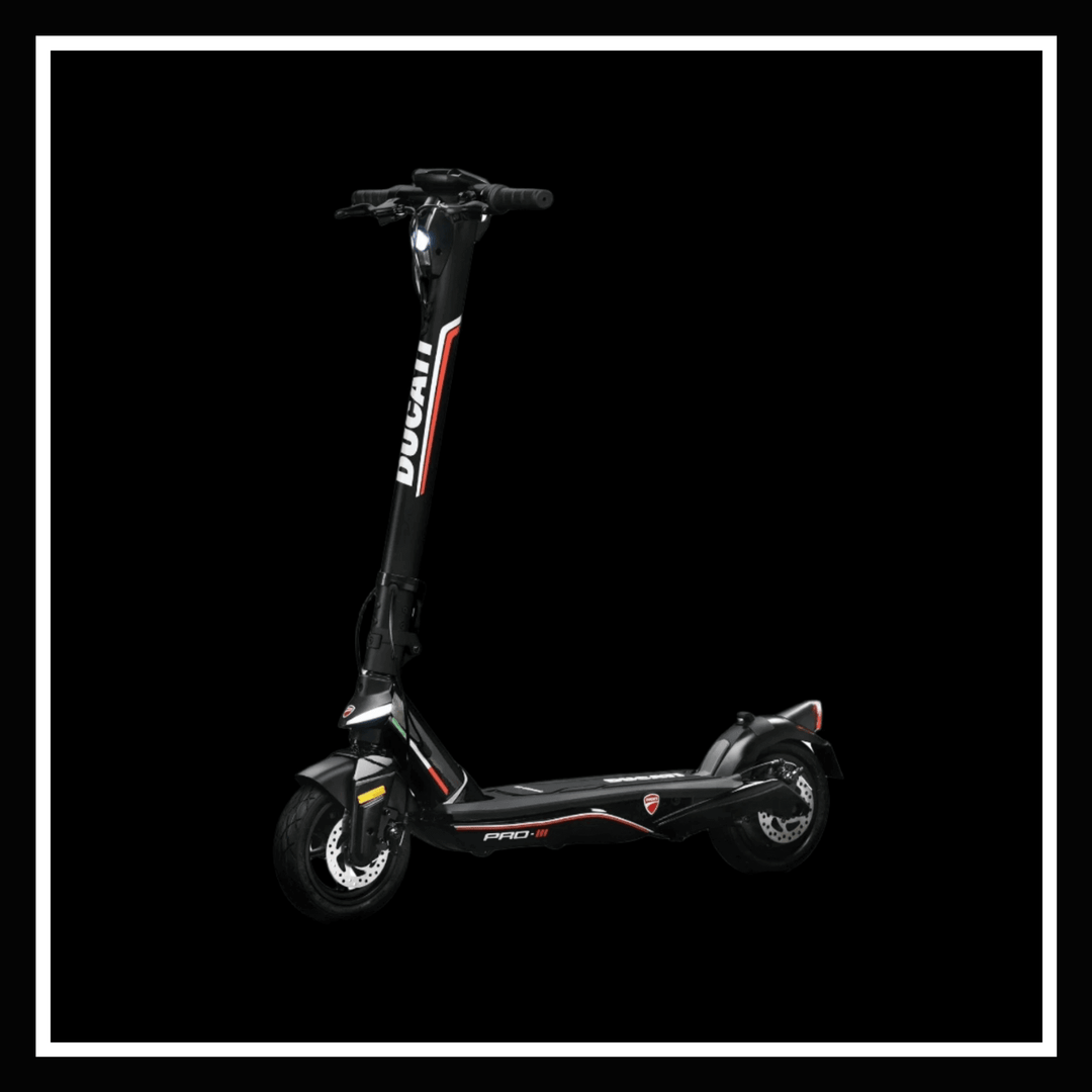 🇮🇪 DUCATI PRO III electric scooter with a lightweight design and powerful performance for urban commuting.