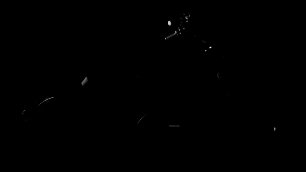 EAHORA KNIGHT M1PS electric chopper motorcycle in a dark background showcasing its sleek design and advanced features.