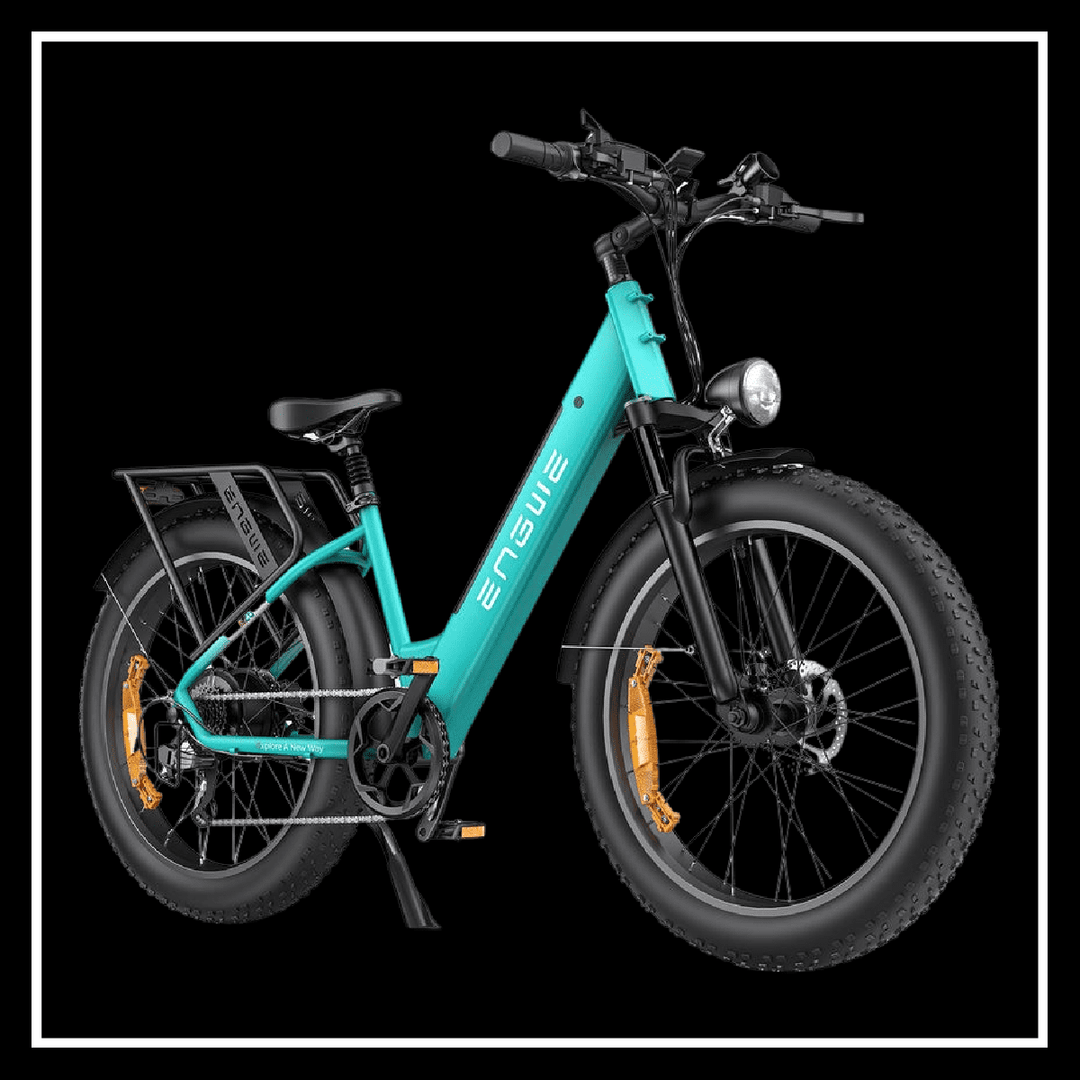 🇮🇪🇬🇧🇪🇺 ENGWE E26 high-step all-terrain electric bike with fat tyres and front suspension.
