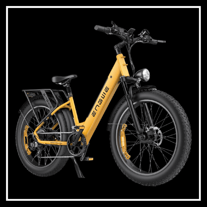ENGWE E26 High-step All-Terrain Electric Bike featuring fat tyres and powerful hub motor.