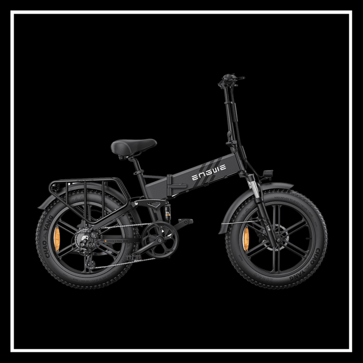 Engwe Engine Pro 2.0 electric bike with a foldable design, ideal for commuting and outdoor exploration.