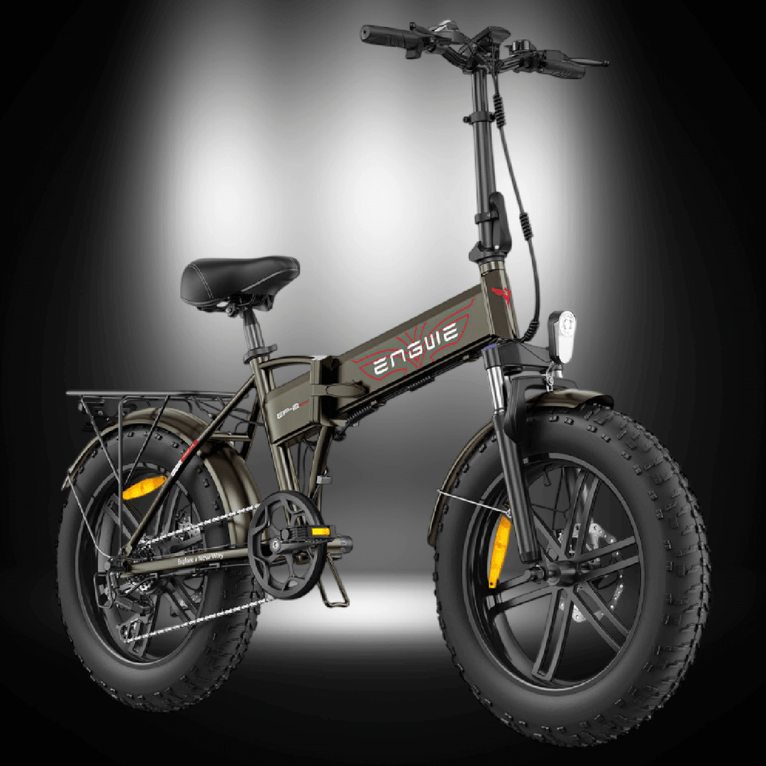 ENGWE EP-2 BOOST ELECTRIC BIKE - Foldable fat tire e-bike for city and adventure.