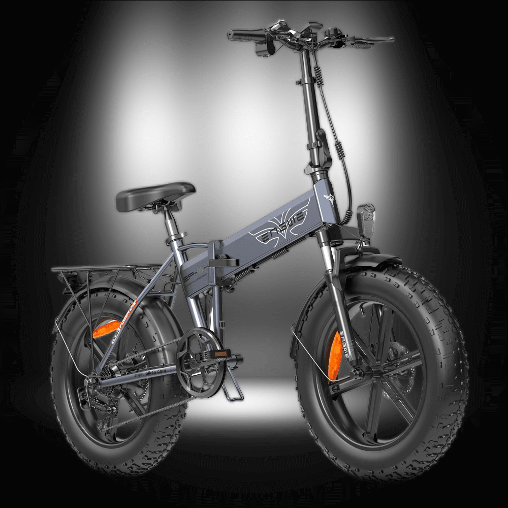 ENGWE EP-2 Pro With Throttle Electric Bike 🇮🇪🇬🇧🇪🇺 showcased with a sleek design and fat tires.