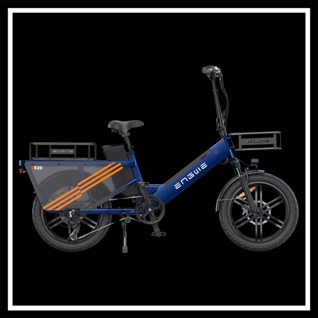 🇮🇪🇬🇧🇪🇺 ENGWE LE20 cargo and passenger e-bike for versatile and comfortable riding.