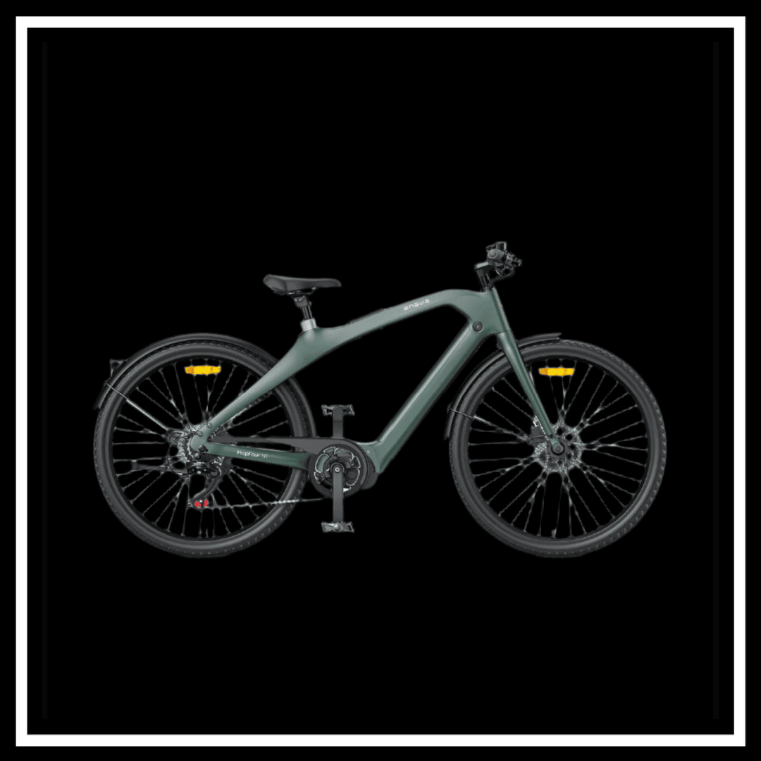 ENGWE MAPFOUR N1 PRO urban e-bike with a lightweight carbon fiber frame in a sleek design.