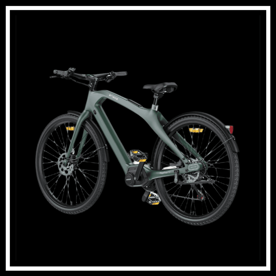 ENGWE MAPFOUR N1 PRO urban e-bike with carbon fiber frame and powerful mid-drive motor.