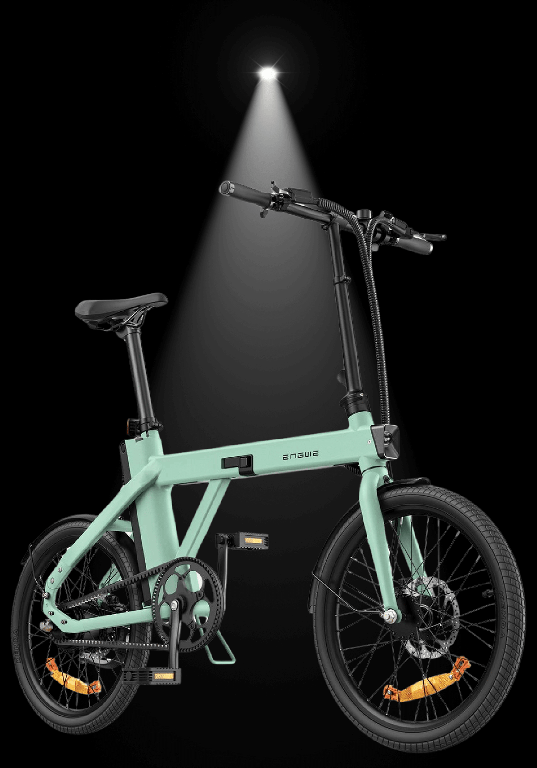 Engwe P20 electric bike features a lightweight design ideal for urban commuting.