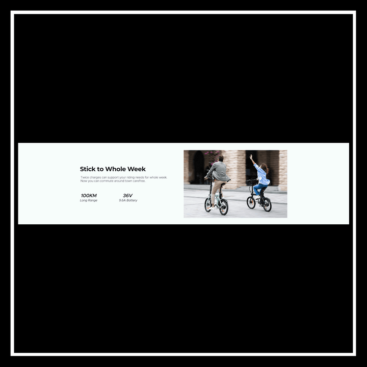 Engwe P20 electric bike features, showing riders enjoying urban commuting with long range and powerful battery.