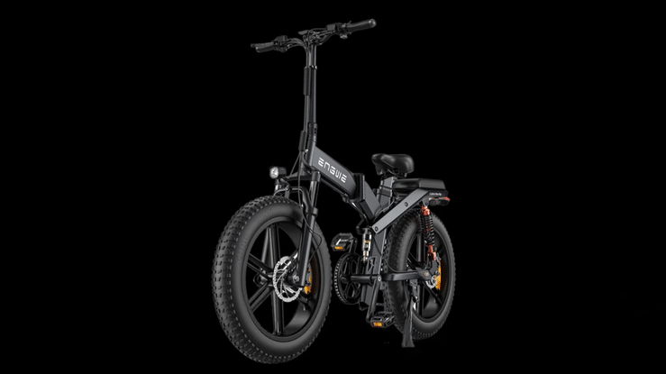 ENGWE X20 electric bike with fat tires and folding design, showcasing triple suspension system.