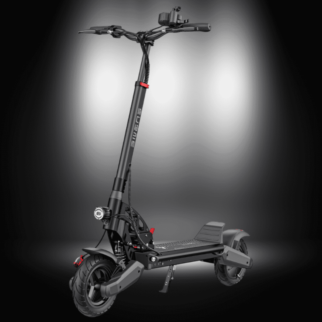 ENGWE Y400 foldable electric scooter with fat tyres and a powerful motor for urban commuting.