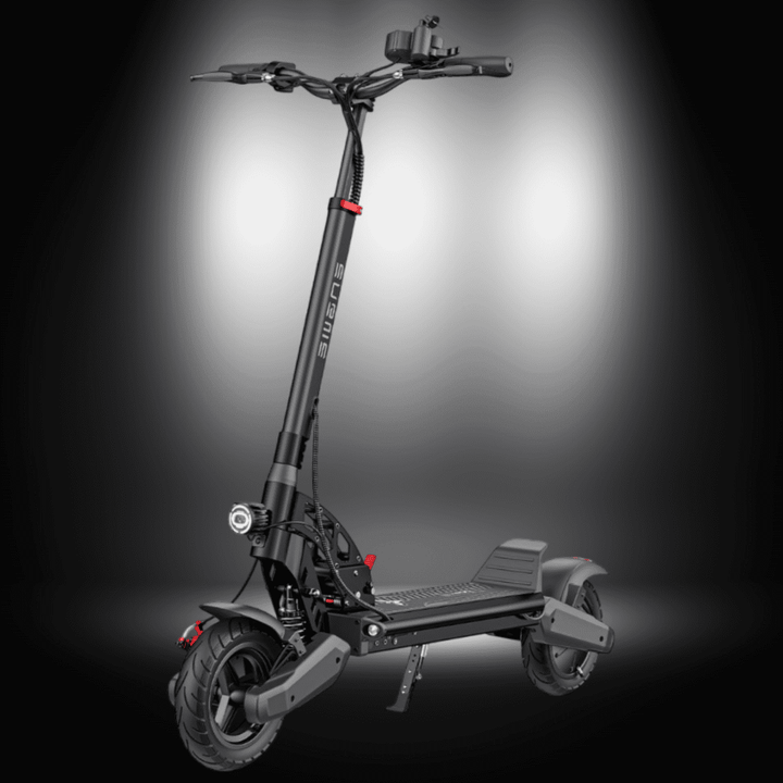 ENGWE Y400 foldable electric scooter with fat tyres and a powerful motor for urban commuting.