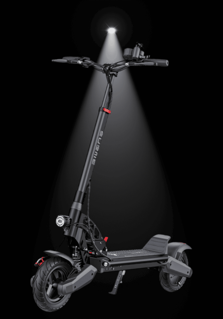ELECTRIC SCOOTER ENGWE Y400 with sleek design and powerful motor illuminated by overhead light