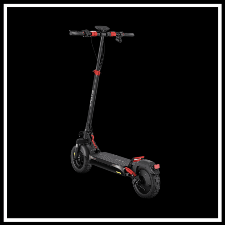 Electric scooter ENGWE Y600 S with robust design and sturdy tires for urban riding.