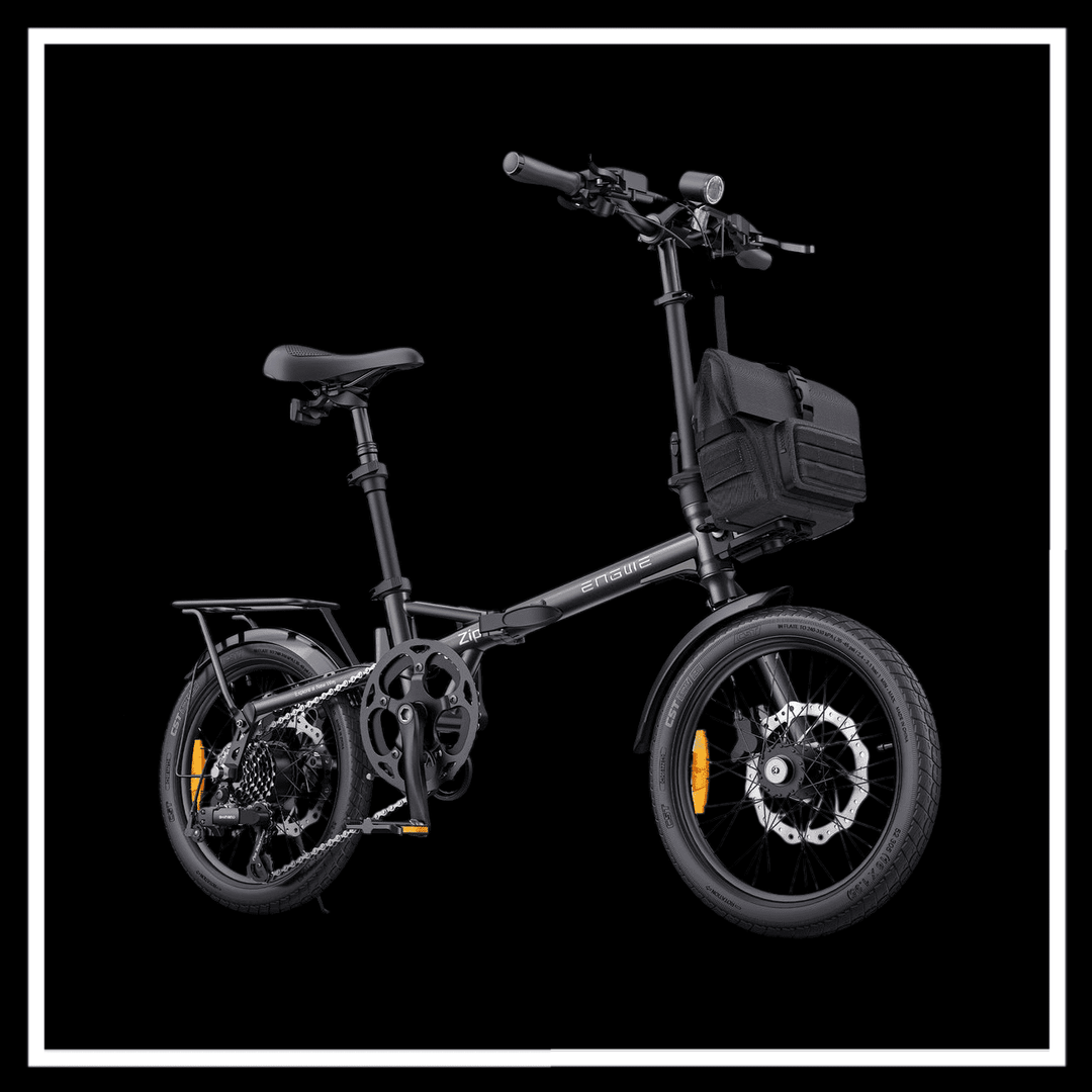 ENGWE ZIP ELECTRIC BIKE, a sleek, portable folding e-bike designed for urban commuting and practicality.
