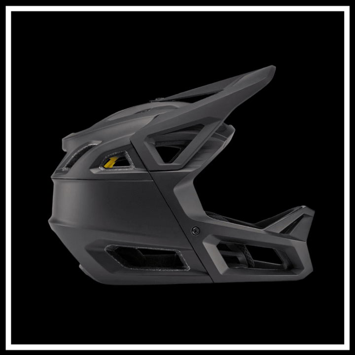 FOX RACING PROFRAME SURFACE HELMET side view showing lightweight design and MIPS technology for enhanced safety.