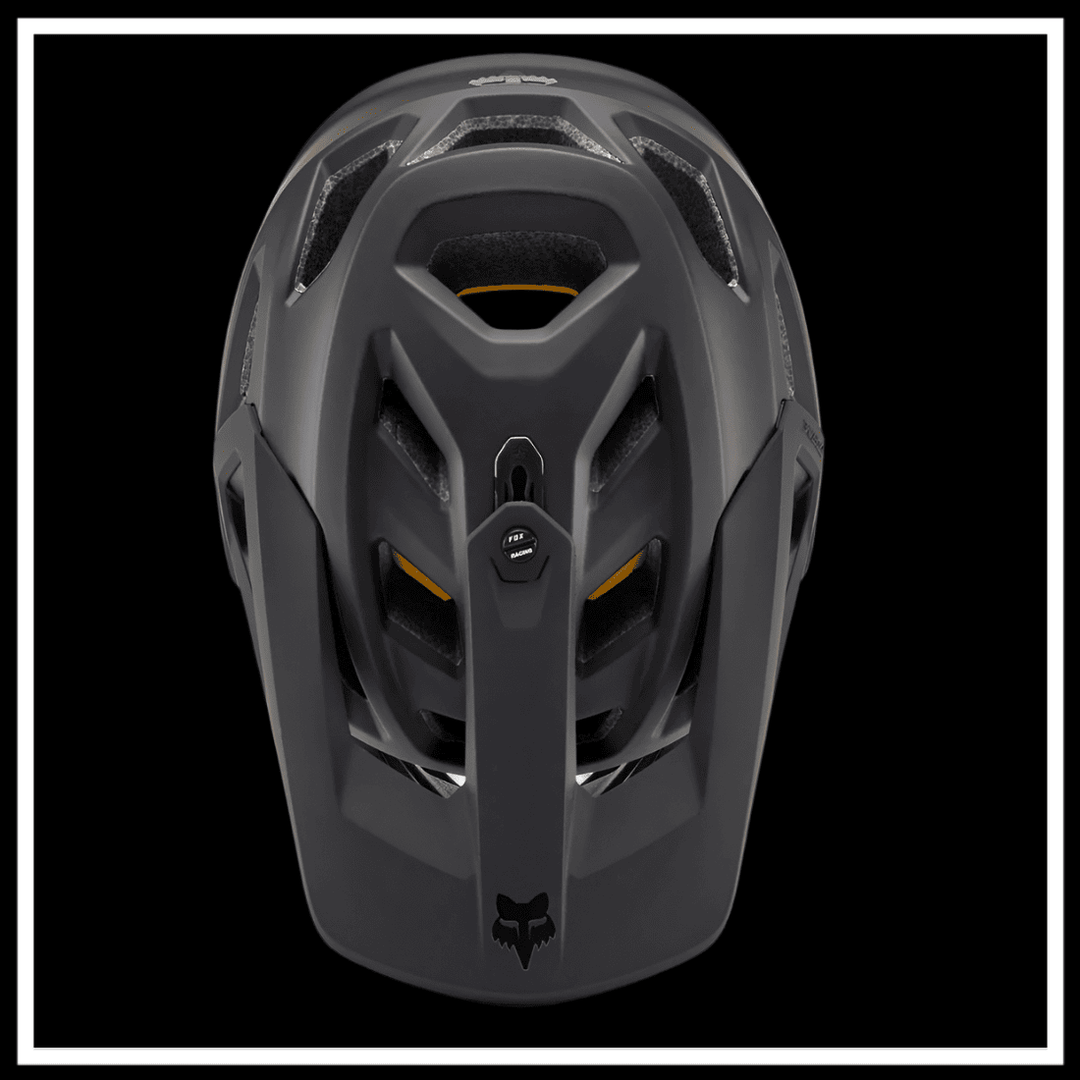 bike helmet top view Fox Racing Proframe Fullface MTB Helmet, EU / L