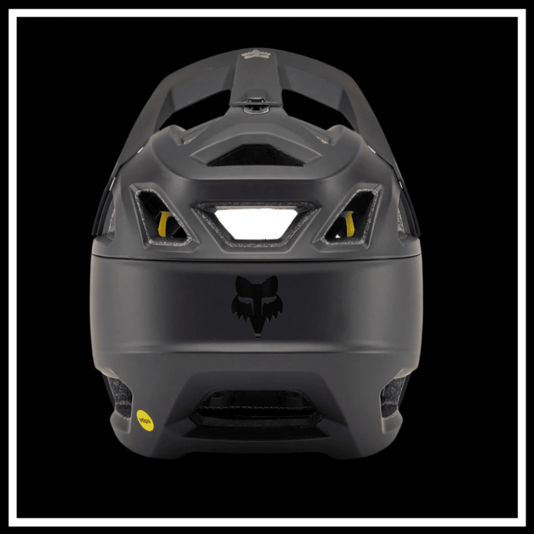 FOX RACING PROFRAME SURFACE HELMET - Rear view showcasing MIPS technology and lightweight design.