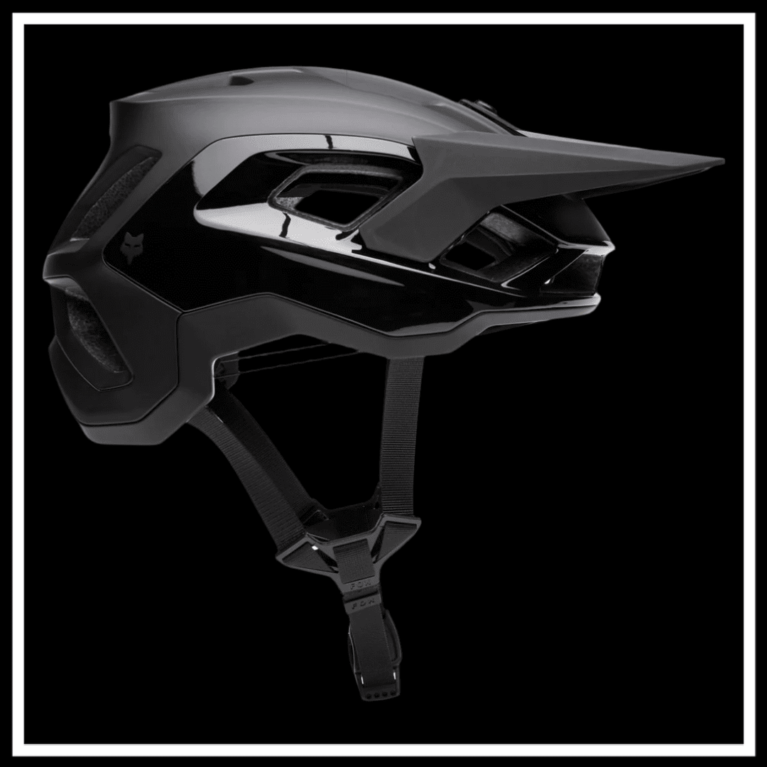 FOX RACING SPEEDFRAME PRO HELMET side view showing sleek design and ventilation features