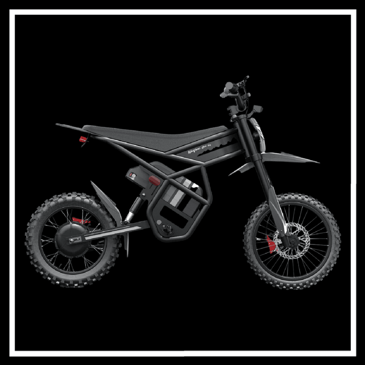 GT54PRO 3000W RIDING'TIMES ELECTRIC MINI E-BIKE side view on black background