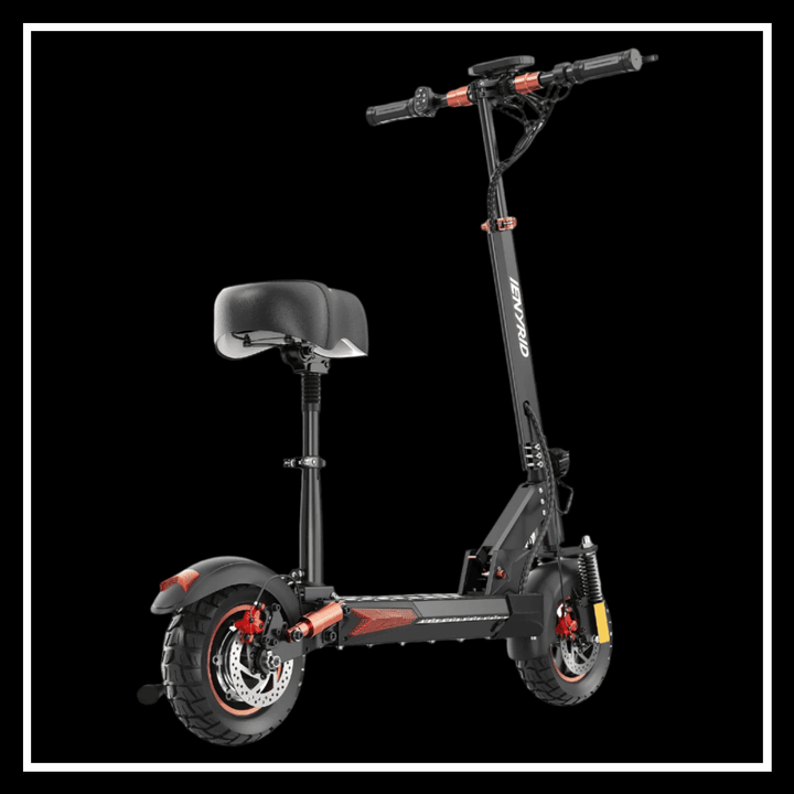 iENYRID M4 PRO S+ MAX electric scooter with 800W motor and off road tires, showcasing durability and style.