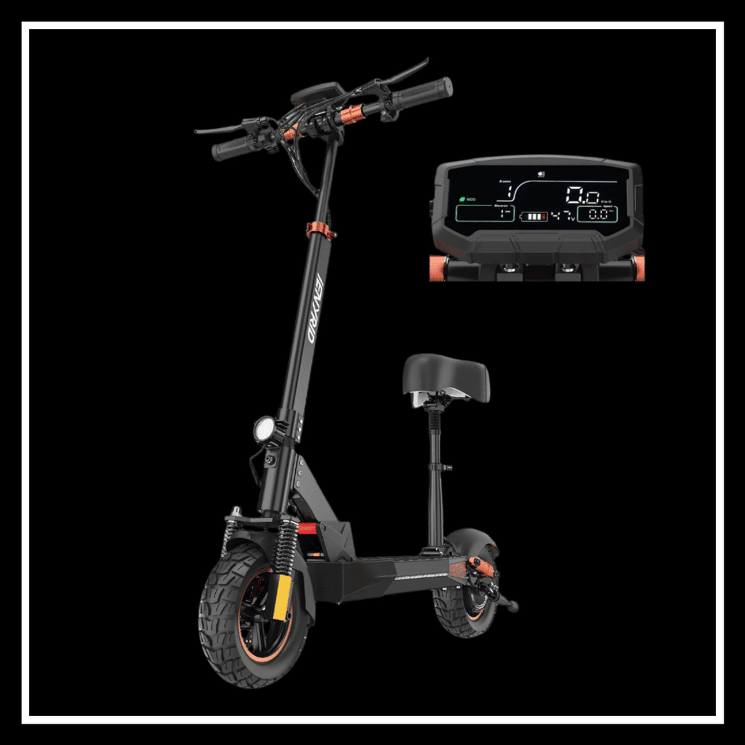 🇮🇪🇪🇺 iENYRID M4 PRO S+ MAX electric scooter with 10" off road tires and digital display.