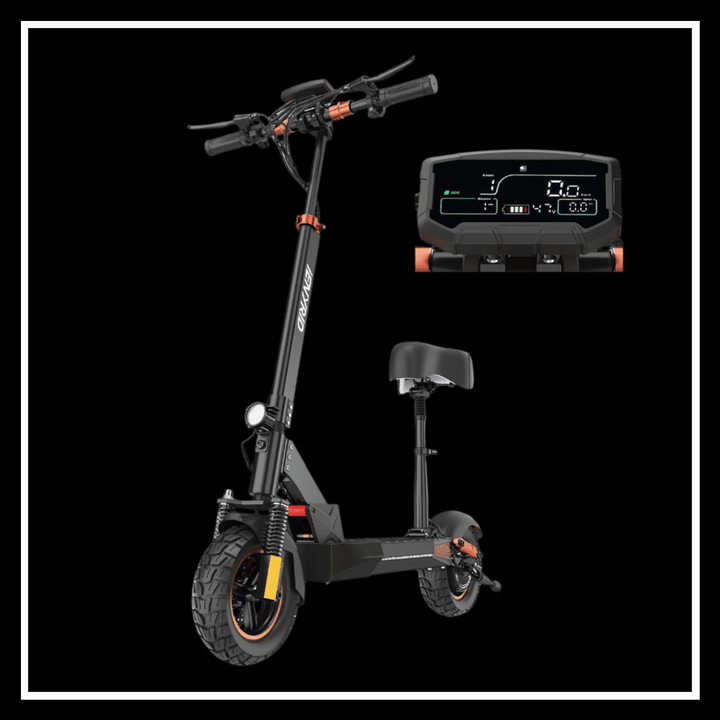 🇮🇪🇪🇺 iENYRID M4 PRO S+ MAX electric scooter with 10" off road tires and digital display.