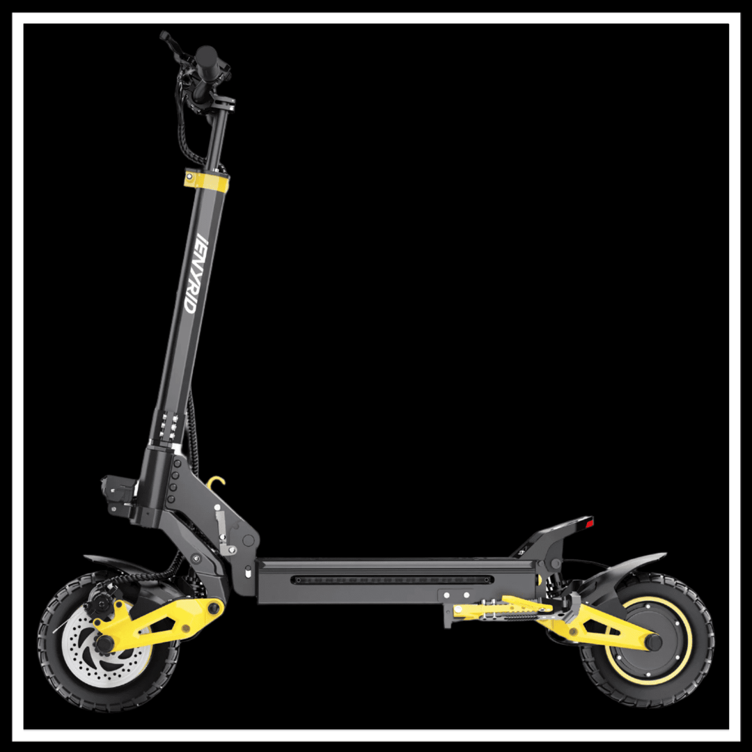 iENYRID ES1 Electric Scooter with dual motors and rugged tires for urban commuting and off-road adventures.