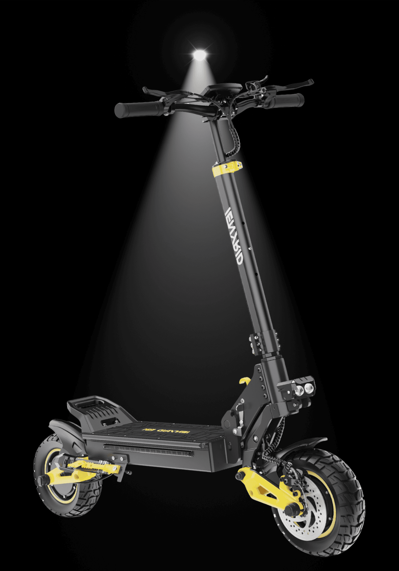 iENYRID ES1 Electric Scooter with 1200W motors and 10-inch tires, perfect for urban commuting and off-road adventures.