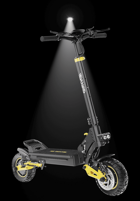 iENYRID ES1 Electric Scooter with 1200W motors and 10-inch tires, perfect for urban commuting and off-road adventures.