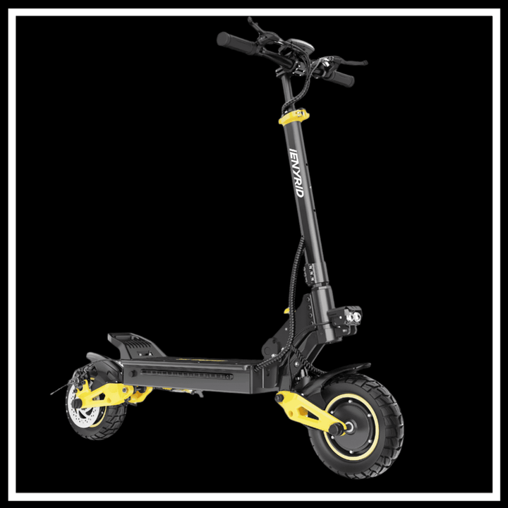 iENYRID ES1 Electric Scooter featuring dual motors and 10-inch wheels for urban and off-road adventures.